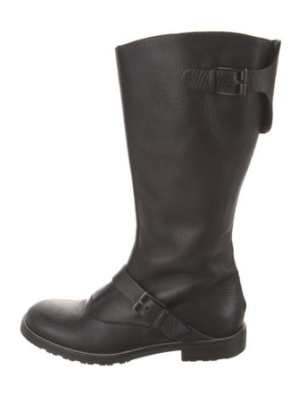 Gucci Leather Moto Boots