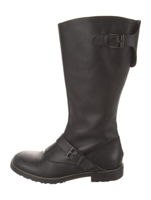 Gucci Leather Moto Boots
