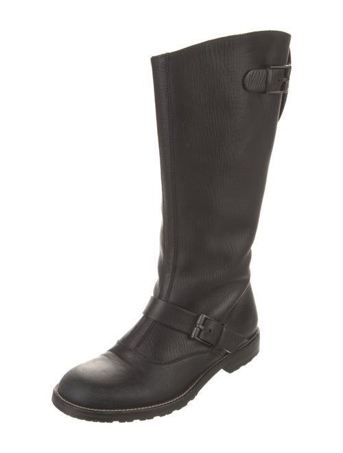Gucci Leather Moto Boots