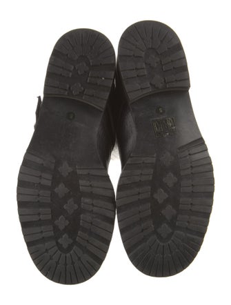 Gucci Leather Moto Boots