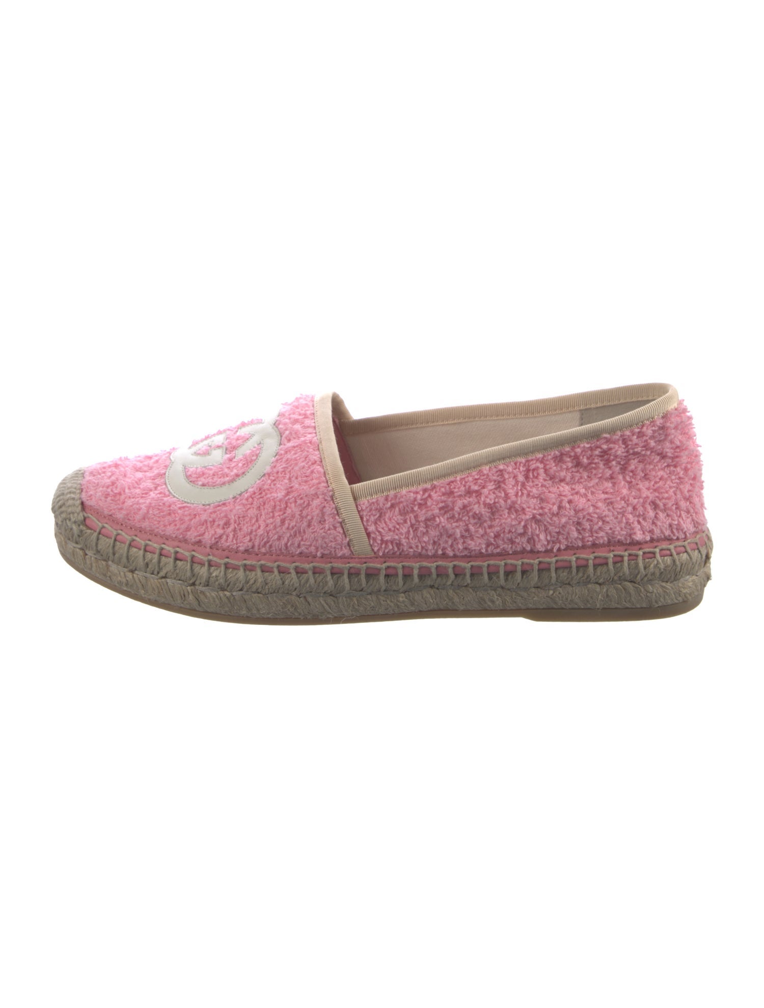 Gucci Interlocking G Logo Terry Cloth Espadrilles