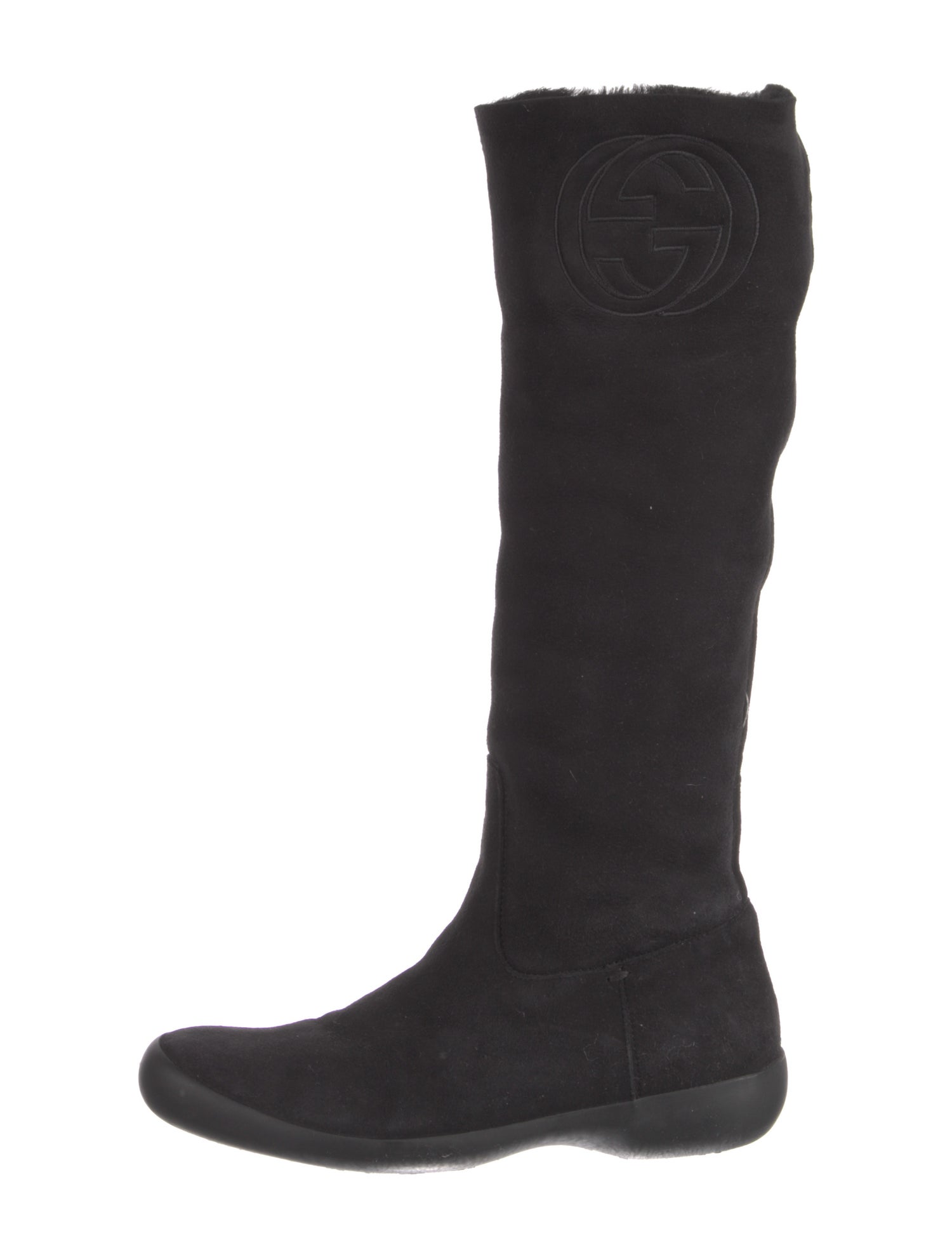 Gucci Suede Riding Boots