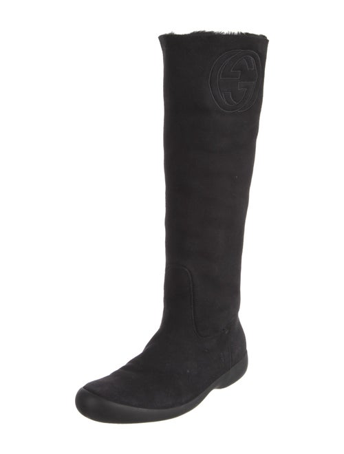 Gucci Suede Riding Boots