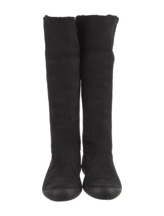 Gucci Suede Riding Boots