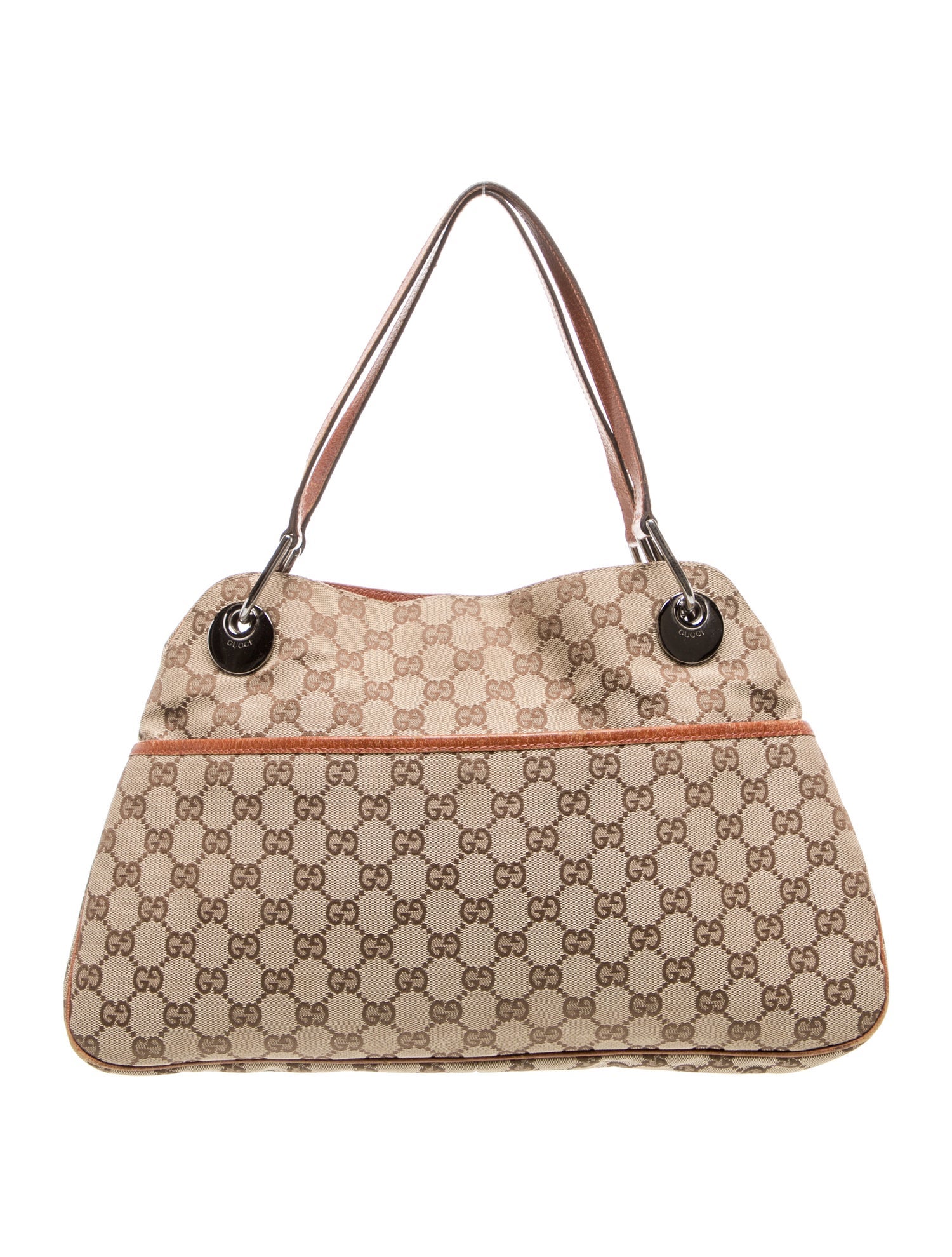 Gucci GG Canvas Shoulder Bag Vintage