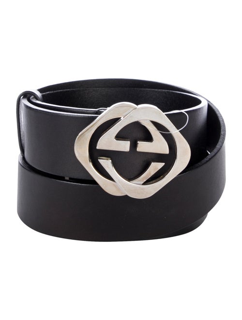 Gucci Interlocking G Logo Leather Belt