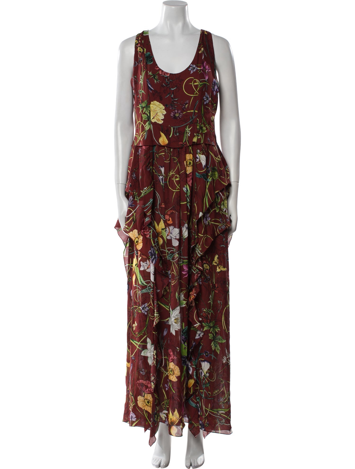 Gucci Silk Long Dress