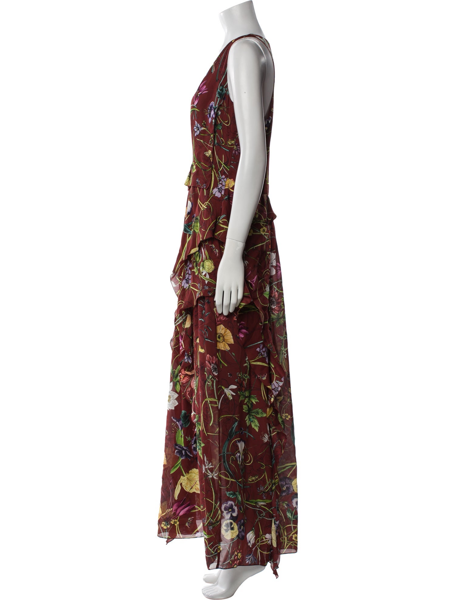 Gucci Silk Long Dress