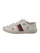Gucci Sylvie Web Accent Leather Sneakers