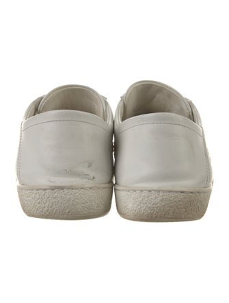 Gucci Sylvie Web Accent Leather Sneakers