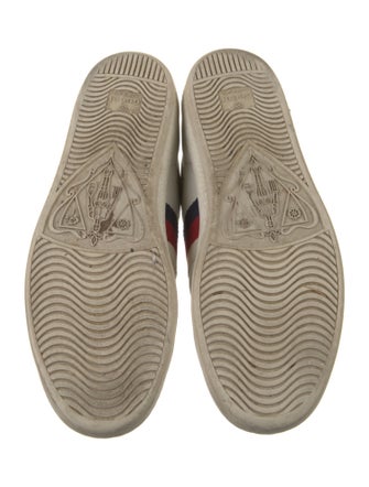 Gucci Sylvie Web Accent Leather Sneakers