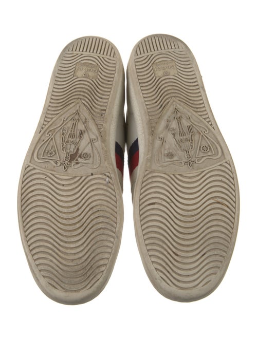 Gucci Sylvie Web Accent Leather Sneakers