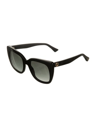 Gucci Interlocking G Logo Cat-Eye Sunglasses