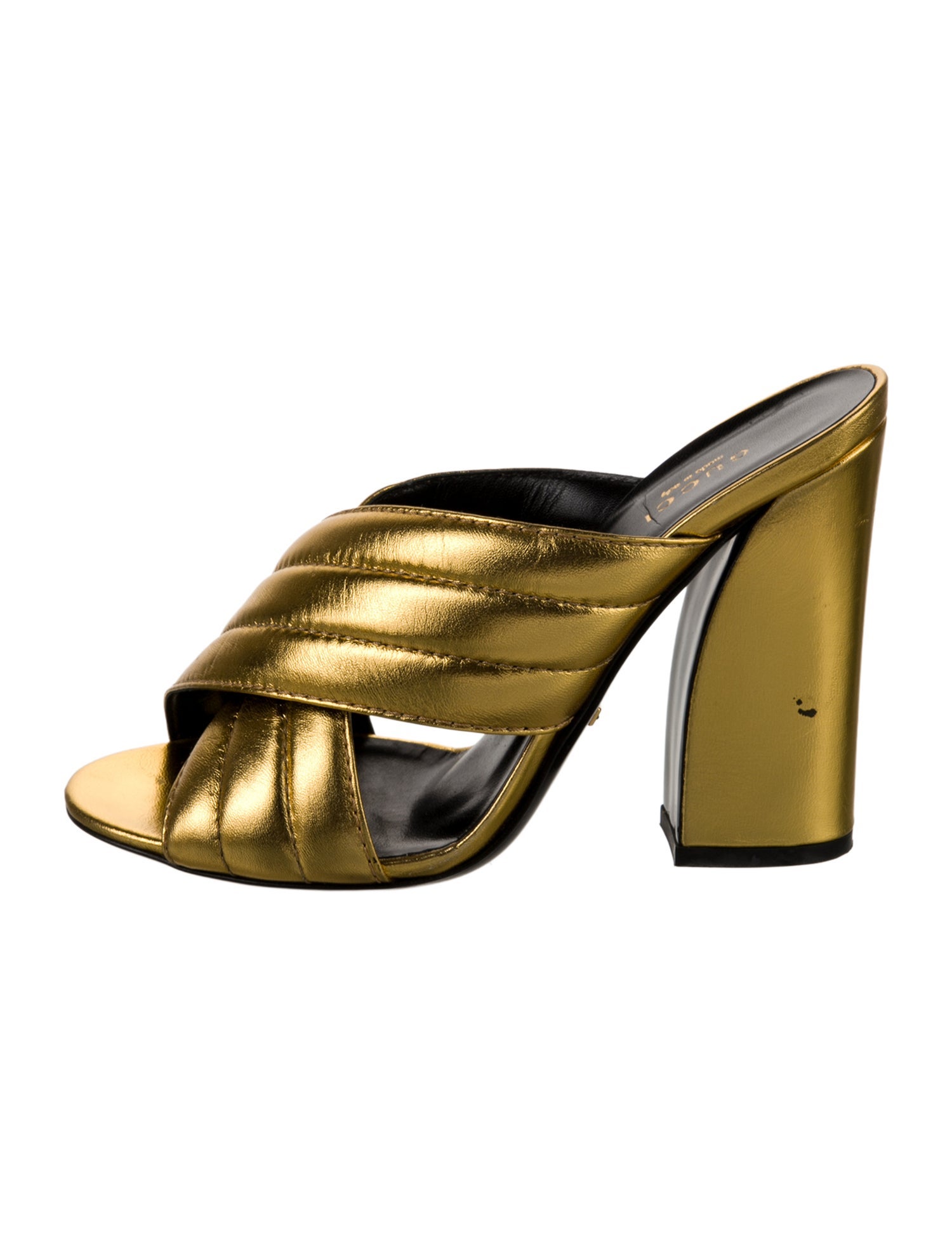 Gucci Leather Slides