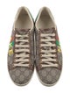 Gucci GG Supreme Leather Trim Embellishment Sneakers