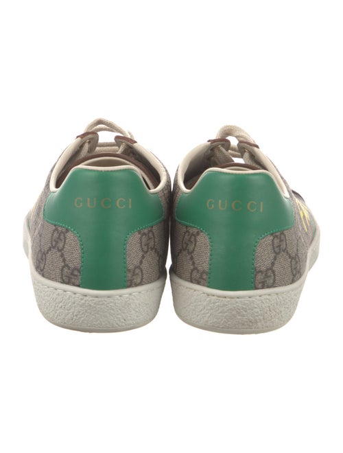 Gucci GG Supreme Leather Trim Embellishment Sneakers