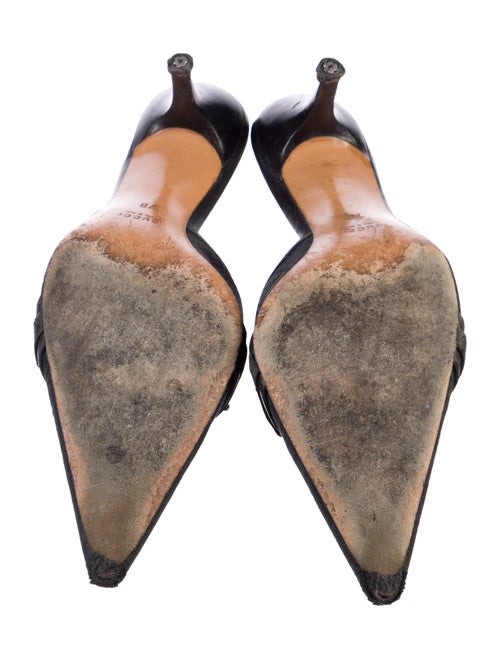 Gucci Horsebit Accent Canvas Slides