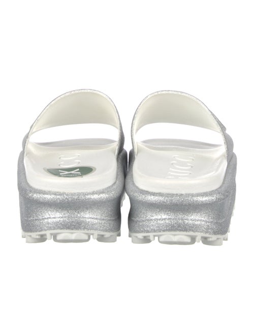Gucci Interlocking G Logo Glitter Slides