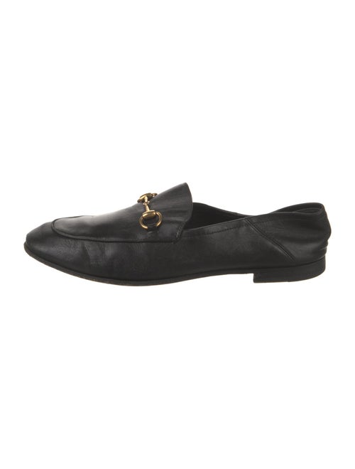 Gucci Horsebit Accent Leather Ballet Flats