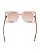 Gucci Interlocking G Logo Square Sunglasses