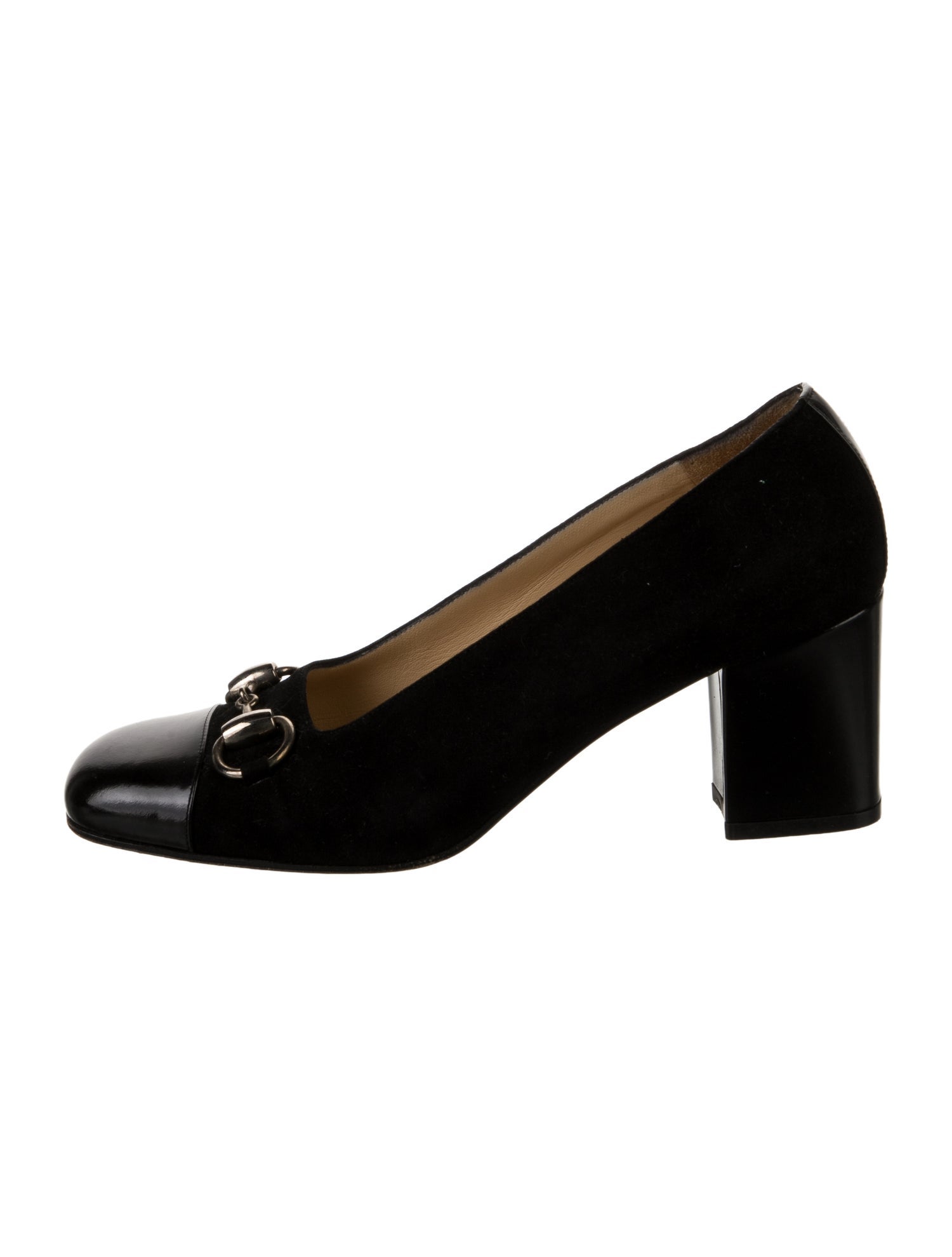 Gucci Vintage Horsebit Accent Pumps