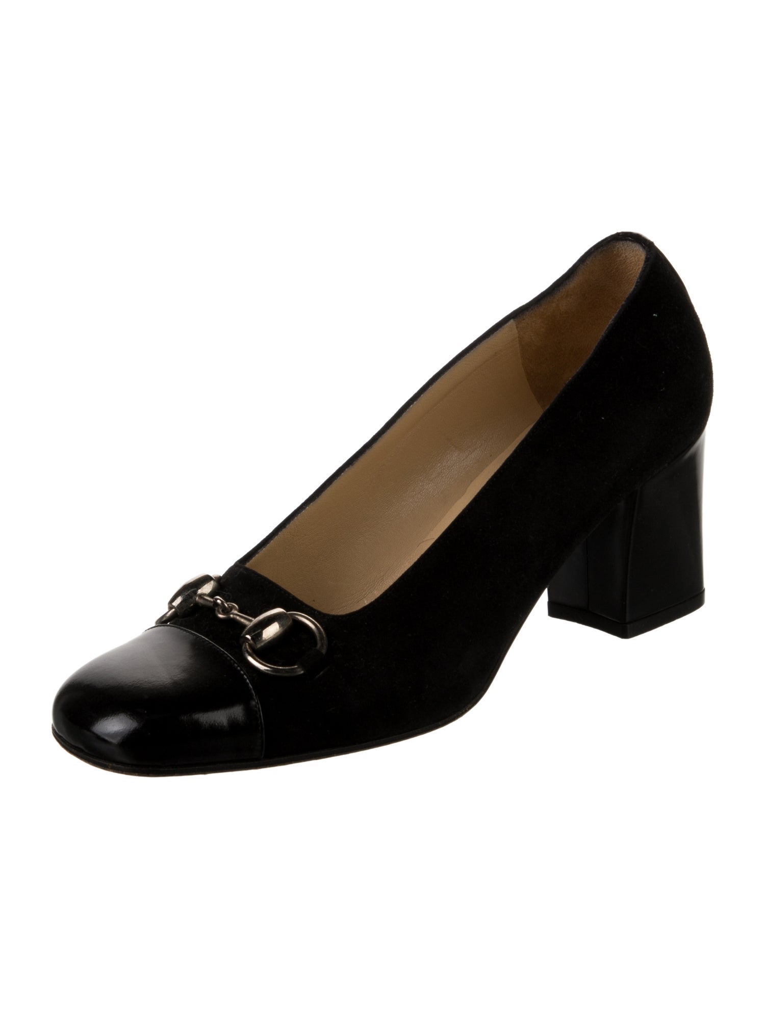 Gucci Vintage Horsebit Accent Pumps