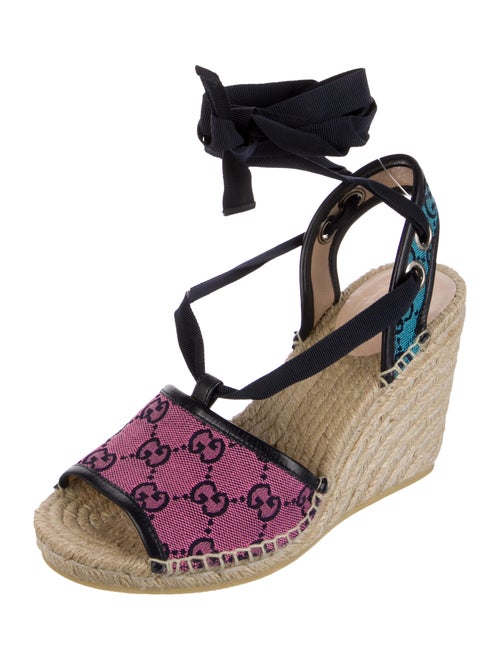 Gucci GG Logo Jute Espadrilles