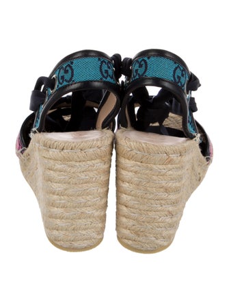Gucci GG Logo Jute Espadrilles