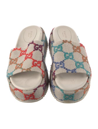 Gucci GG Canvas Canvas Slides