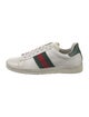 Gucci Web Accent Leather Sneakers