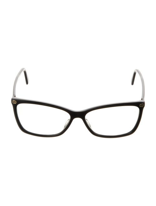Gucci Interlocking G Logo Square Eyeglasses