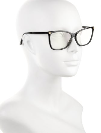 Gucci Interlocking G Logo Square Eyeglasses