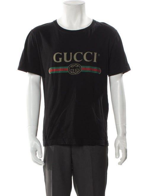 Gucci Web Accent Crew Neck T-Shirt