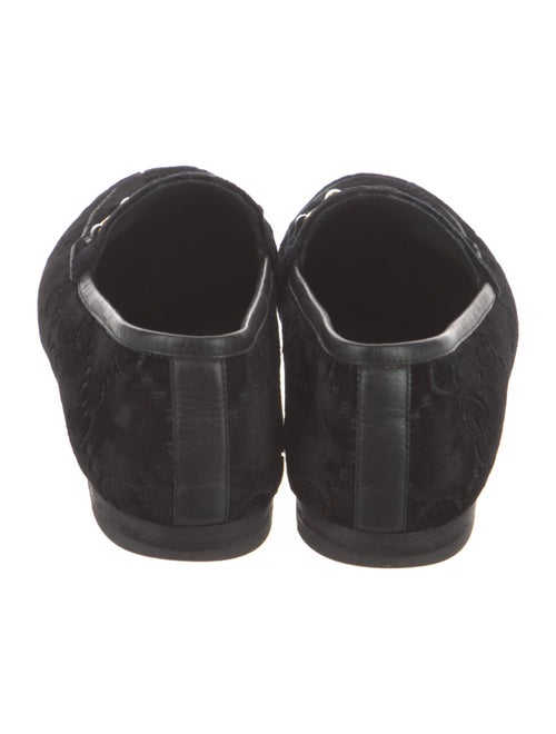 Gucci Horsebit Accent Velvet Loafers