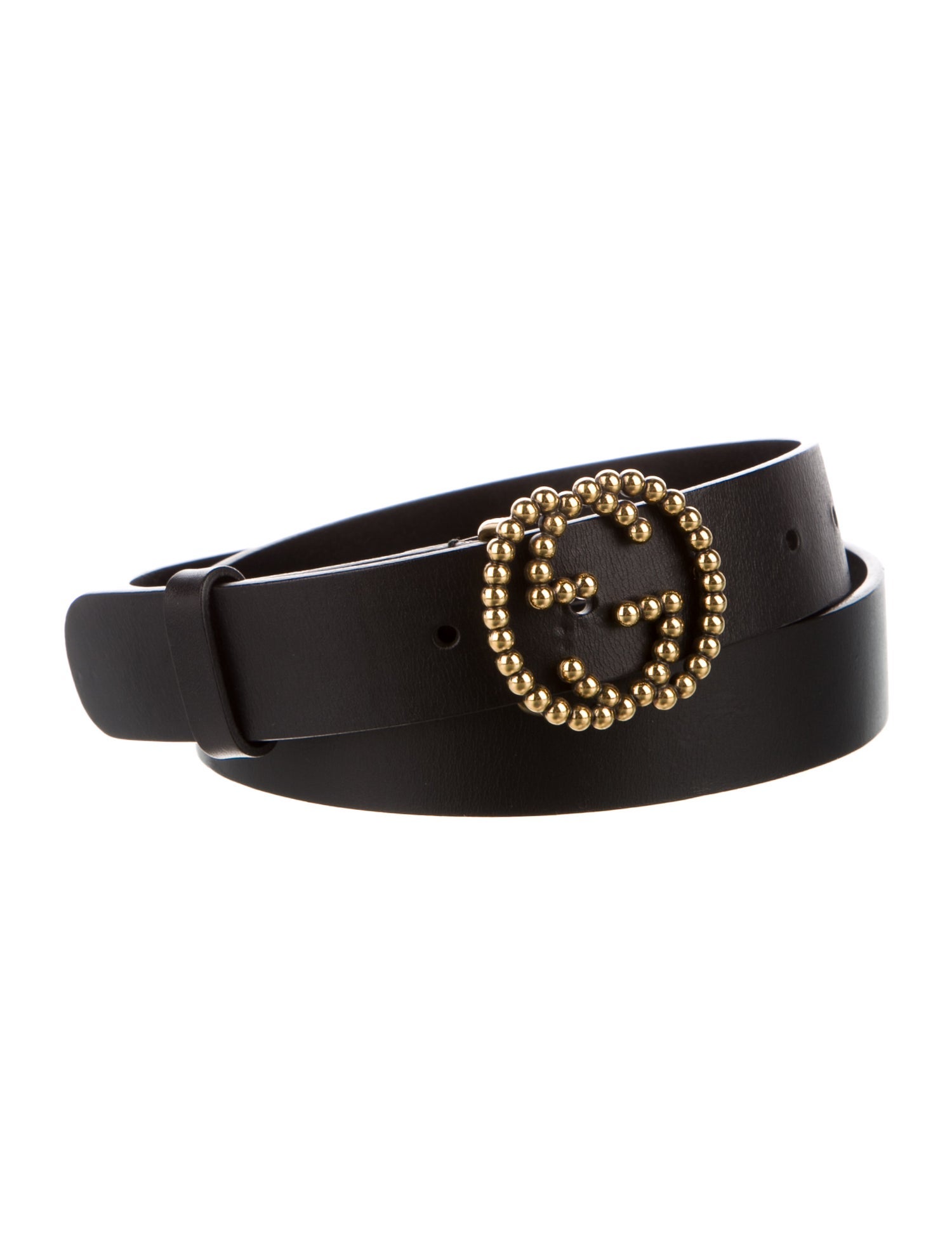 Gucci Interlocking G Logo Leather Belt