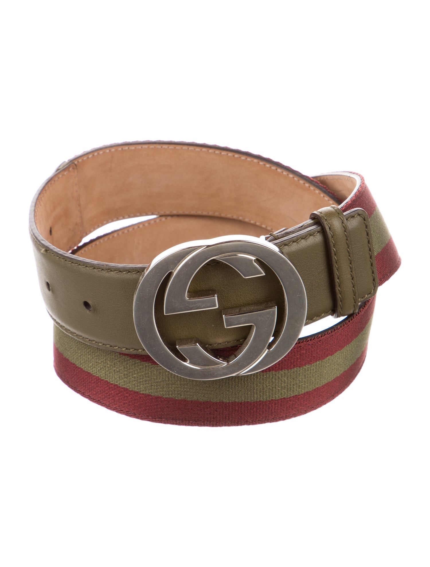 Gucci Web Accent Belt