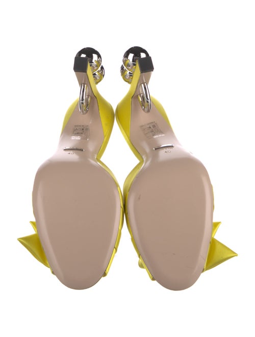 Gucci Satin Bow Accents Slides