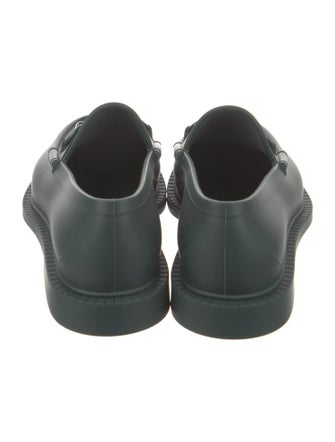 Gucci Horsebit Accent Rubber Dress Loafers