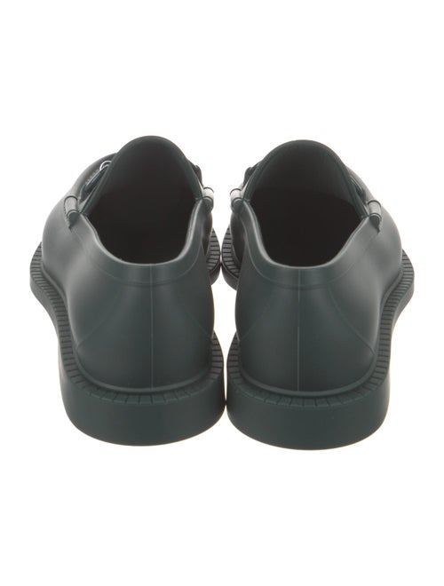 Gucci Horsebit Accent Rubber Dress Loafers