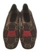 Gucci GG Logo Canvas Dress Loafers