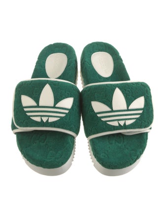 Gucci Signature Logo Terry Cloth Slides