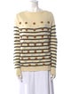 Gucci Striped Bateau Neckline Sweater
