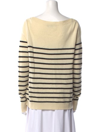 Gucci Striped Bateau Neckline Sweater