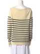 Gucci Striped Bateau Neckline Sweater