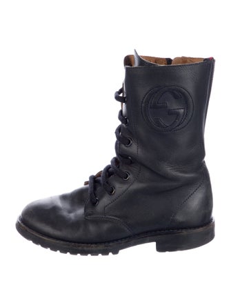 Gucci Girls combat boots