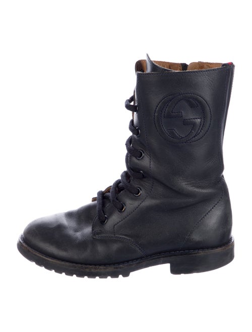 Gucci Girls combat boots