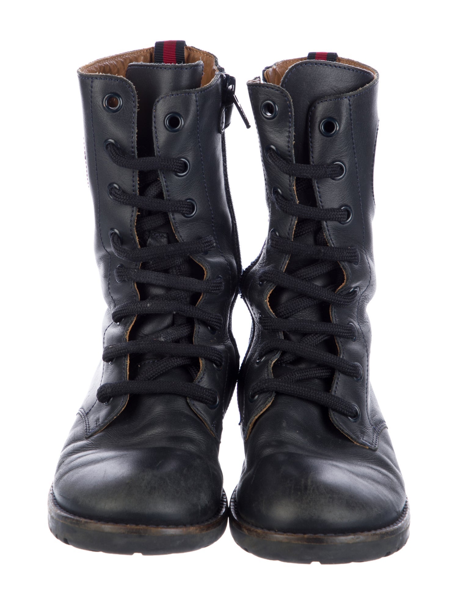 Gucci Girls combat boots