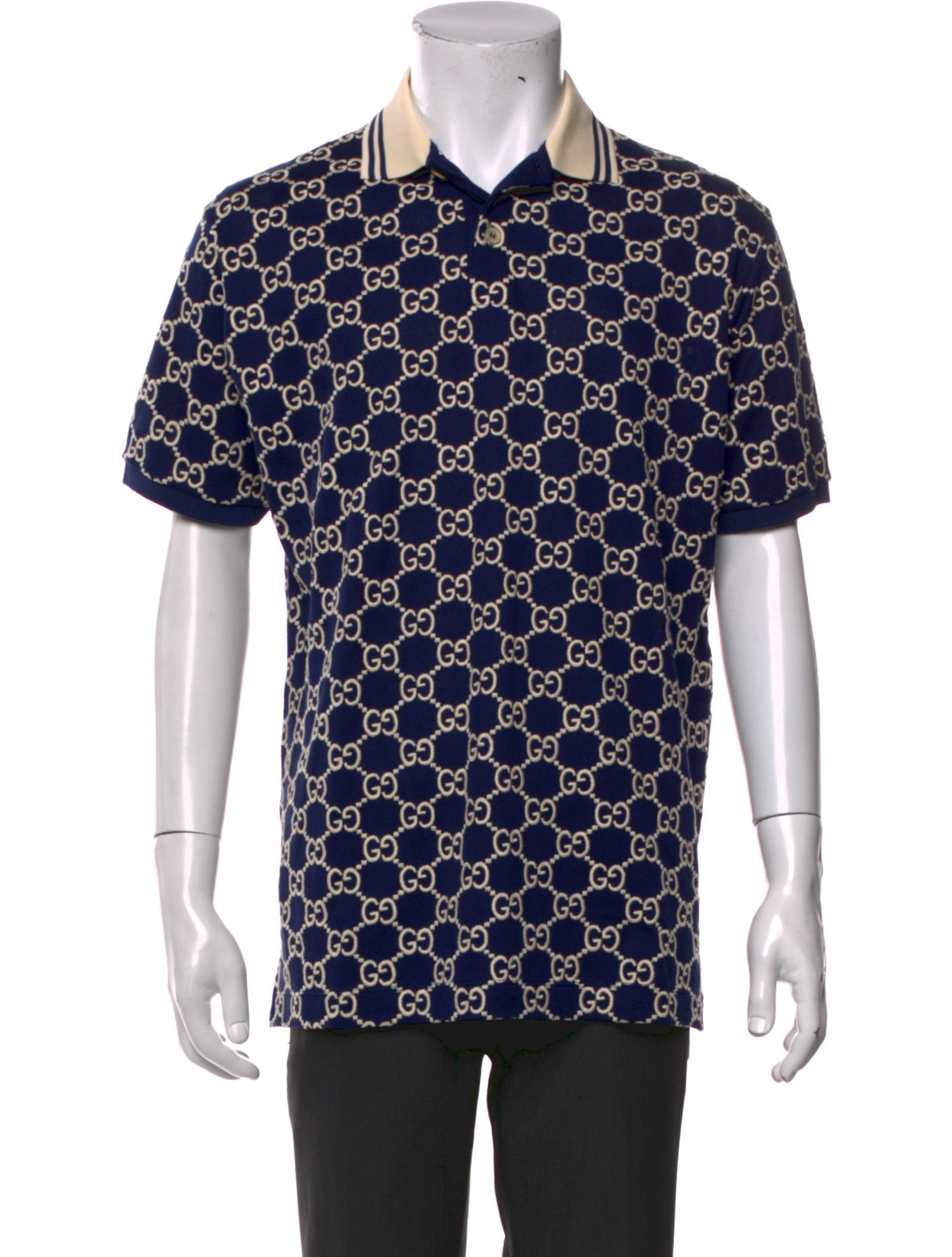 Gucci 2022 GG Logo Polo Shirt w/ Tags