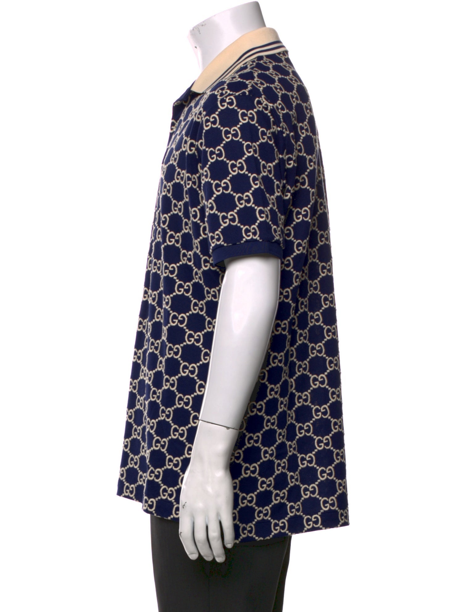 Gucci 2022 GG Logo Polo Shirt w/ Tags