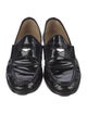 Gucci Patent Leather Studded Accents Loafers
